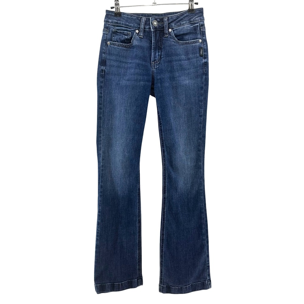 SILVER JEANS Suki Bootcut Jeans • 26 • medium wash blue denim
